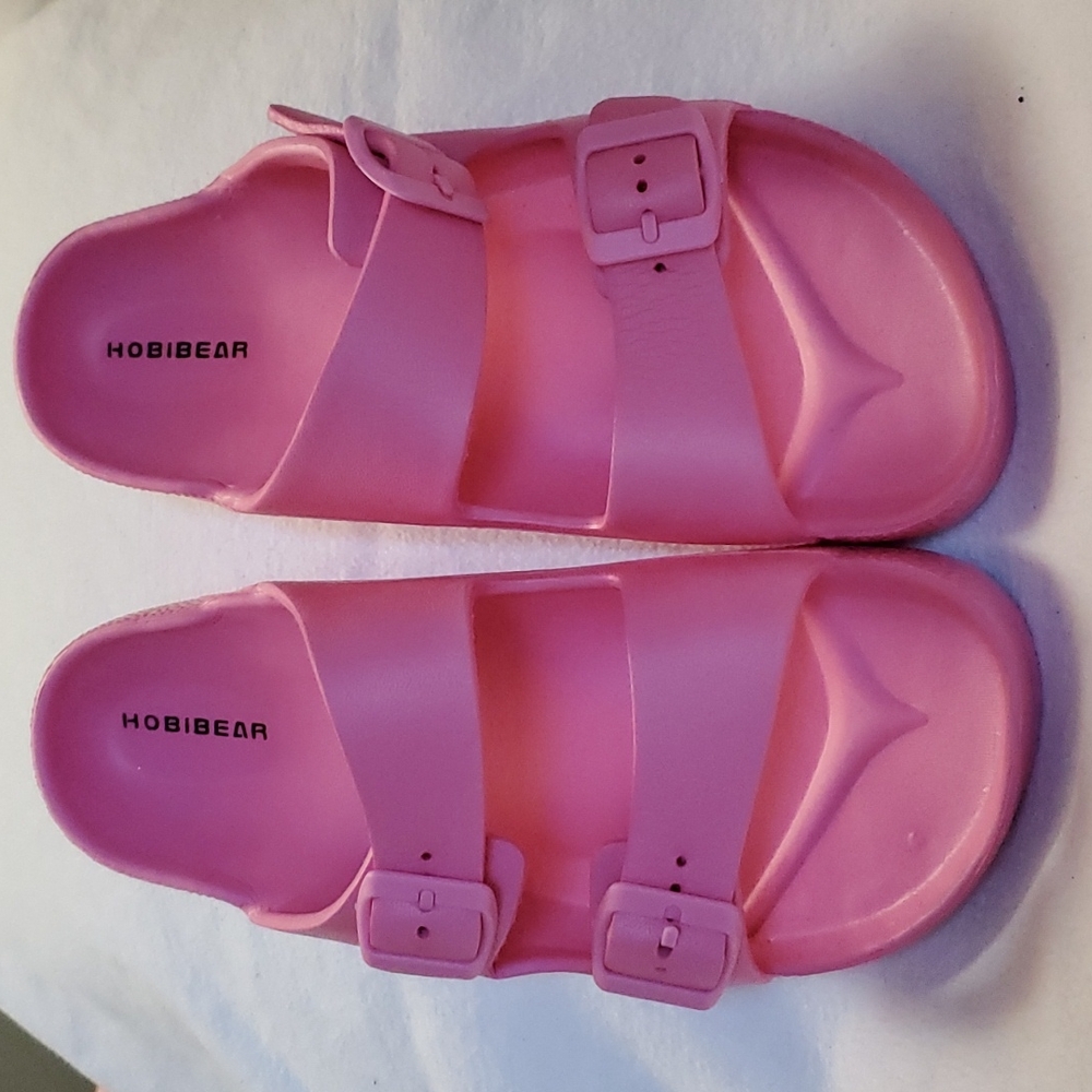 HOBIBEAR PINK SLIP ON SANDALS EU 42